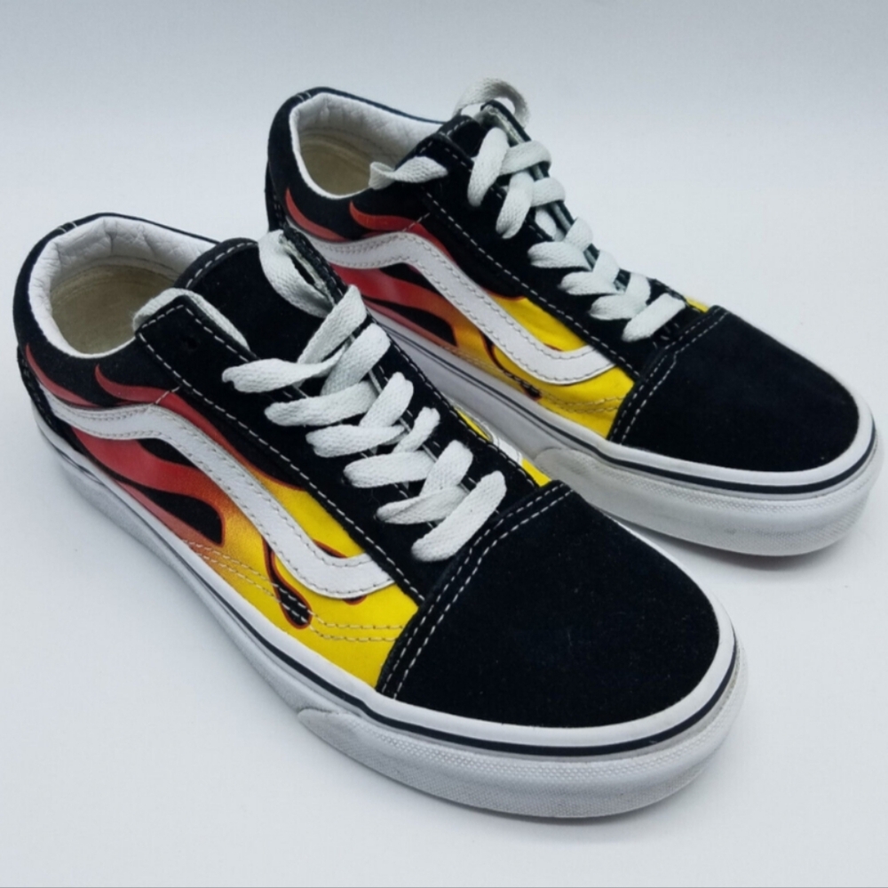 VANS Old Skool Flame Fire Sneakers